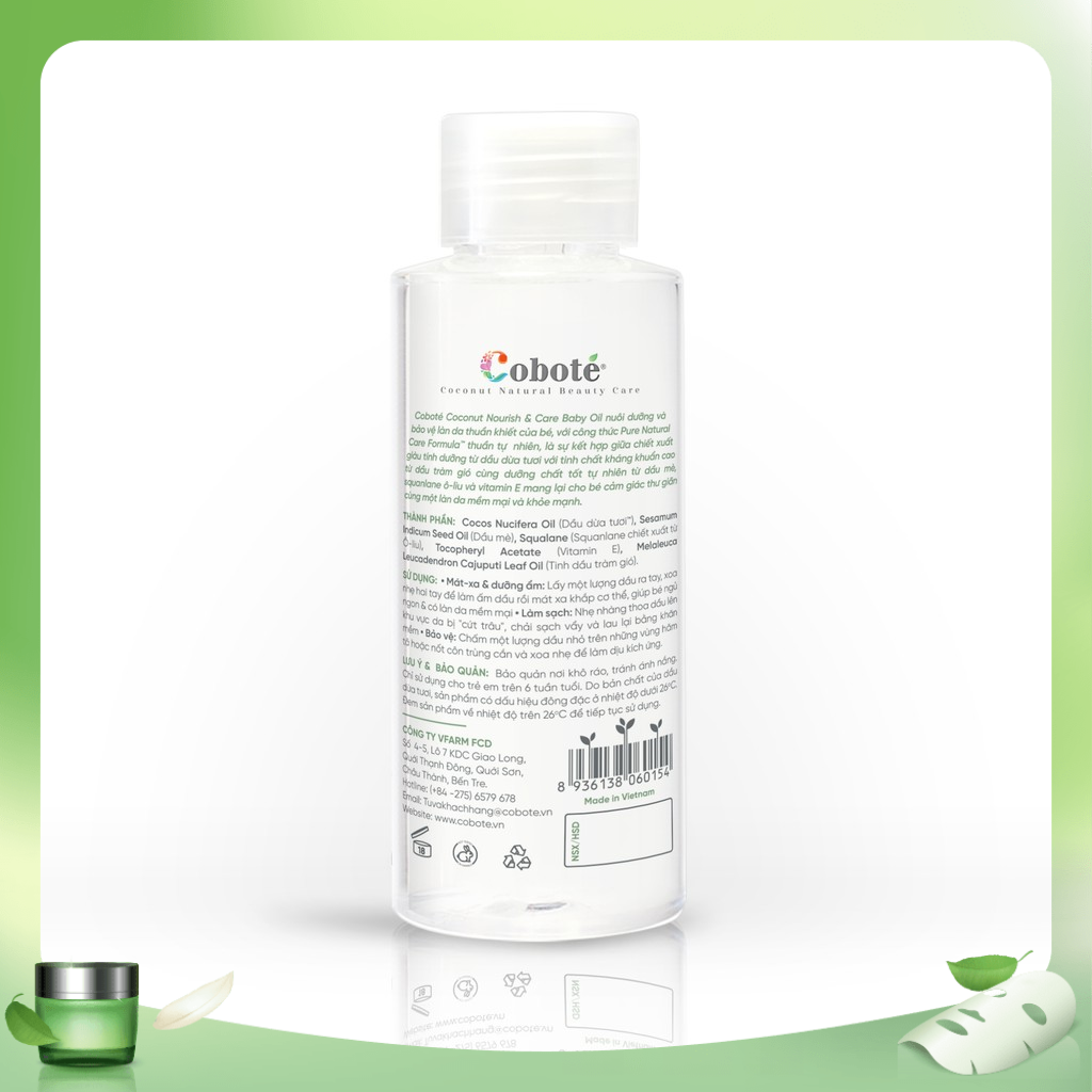 Dầu massage & chăm sóc bé Coboté 100ml