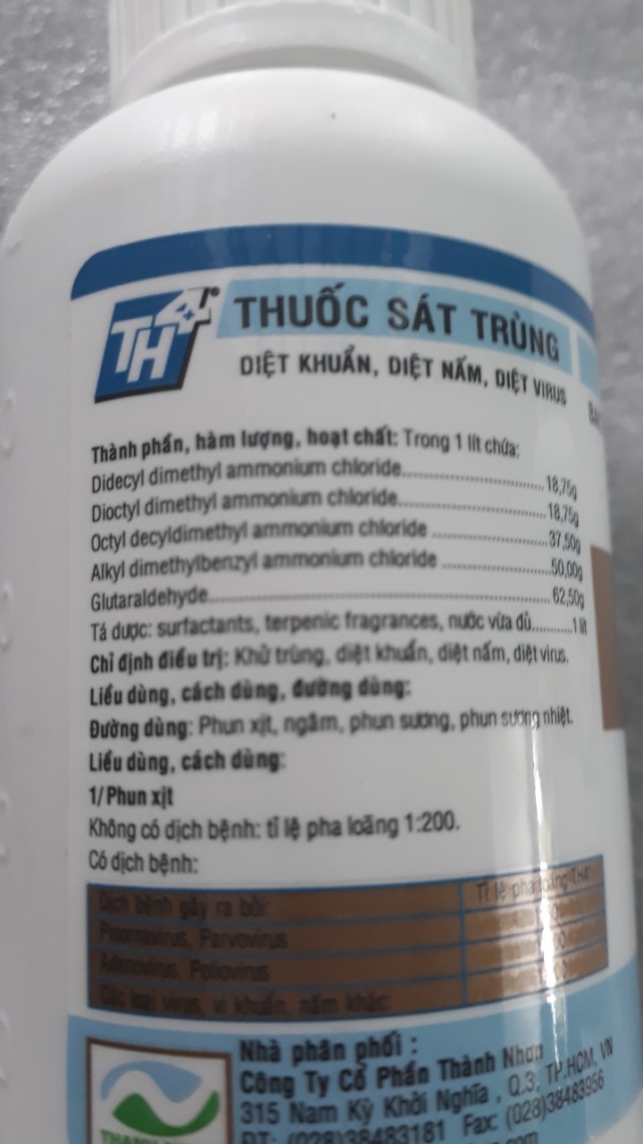 TH4 100ml (sát trùng chuồng trại chăn nuôi)