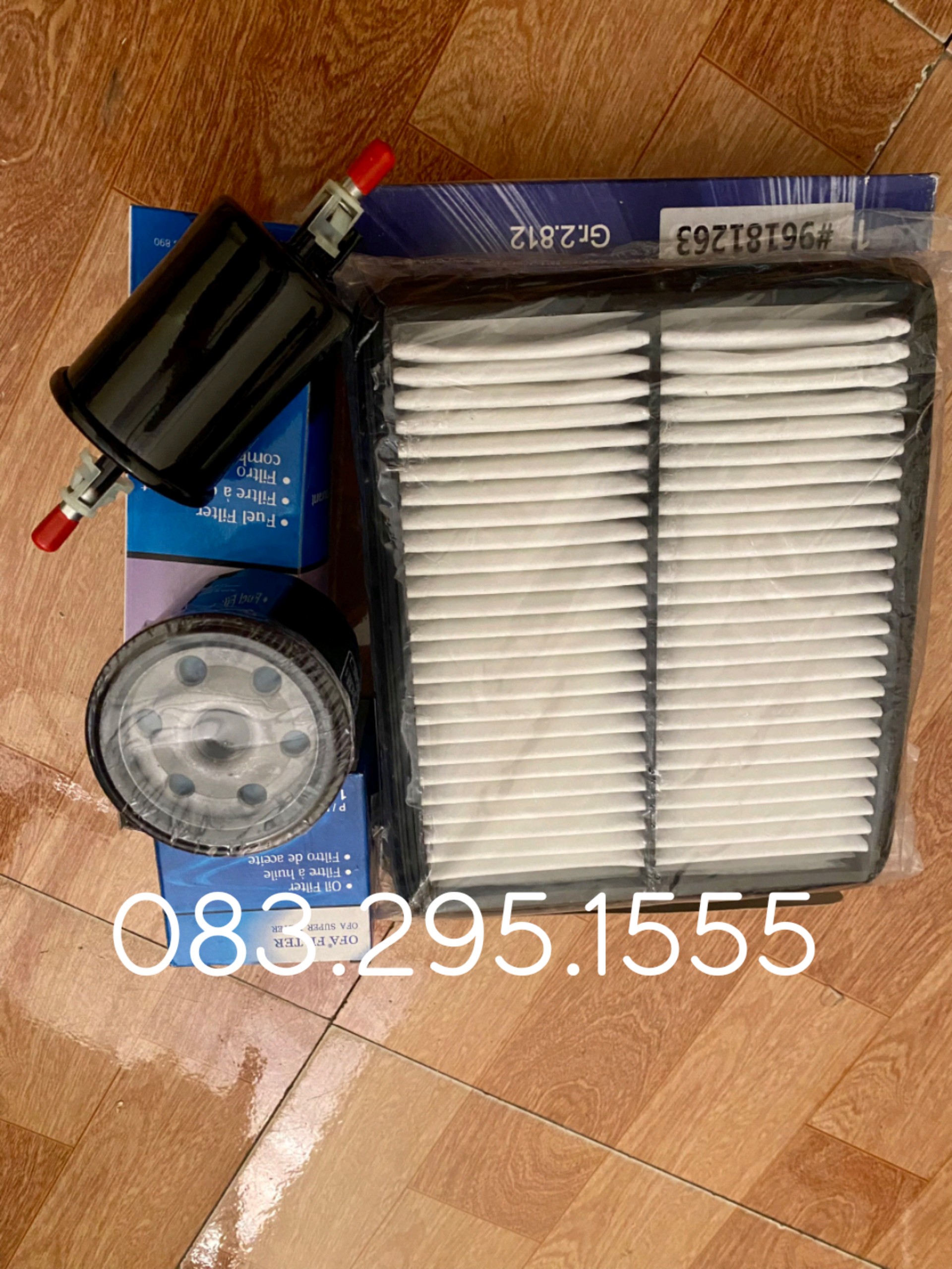 Combo lọc gió , lọc dầu , lọc xăng Nubira