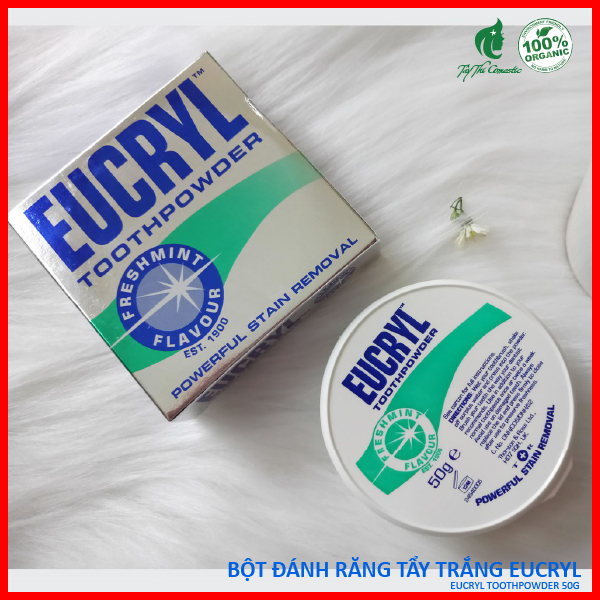 Bột Trắng Răng Eucryl Toothpowder 50g