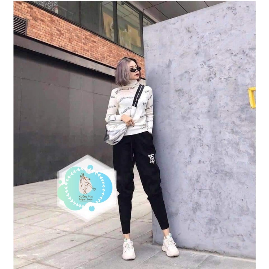 Quần Jogger Nỉ Bông Siêu Ấm