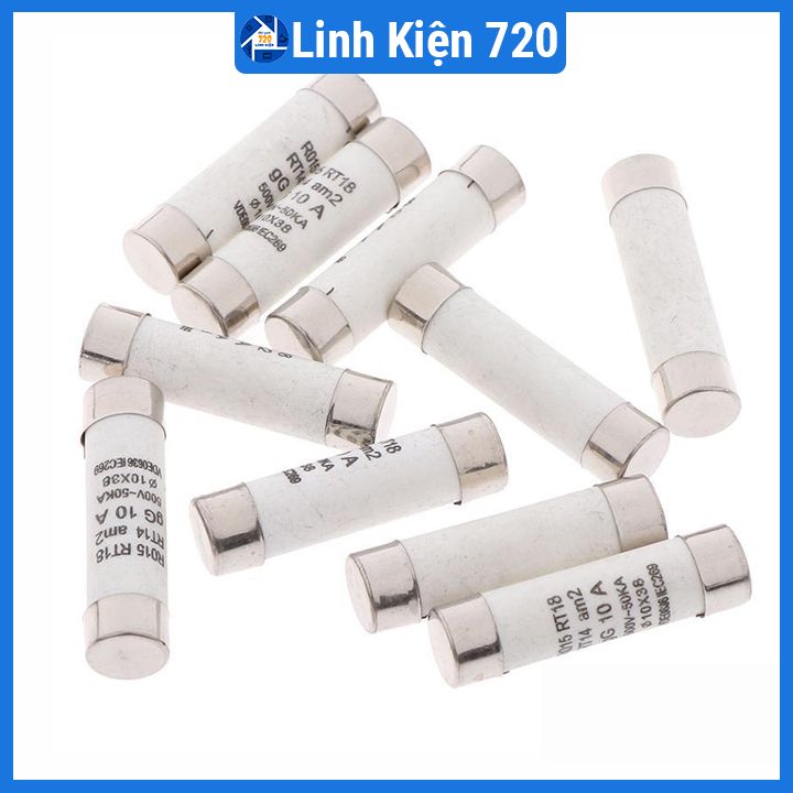 Cầu Chì Sứ 10x38mm 500V dòng
