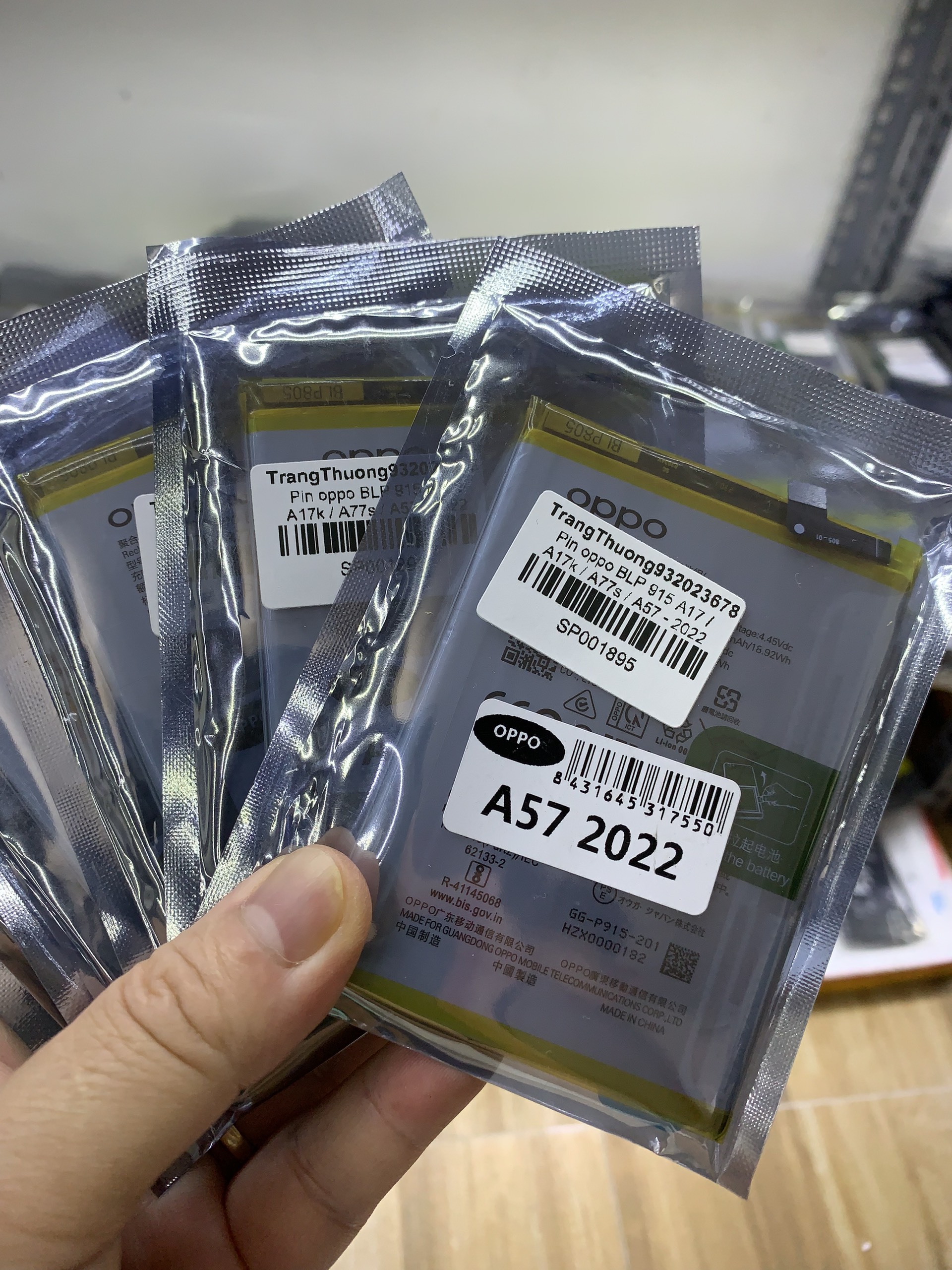 Pin zin oppo blp 915 a17 / a17k - 2022