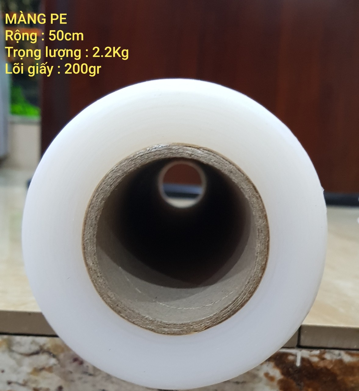 MÀNG PE  50cm-2.2Kg-0.2  (Màng chít - PE Stretch Film)