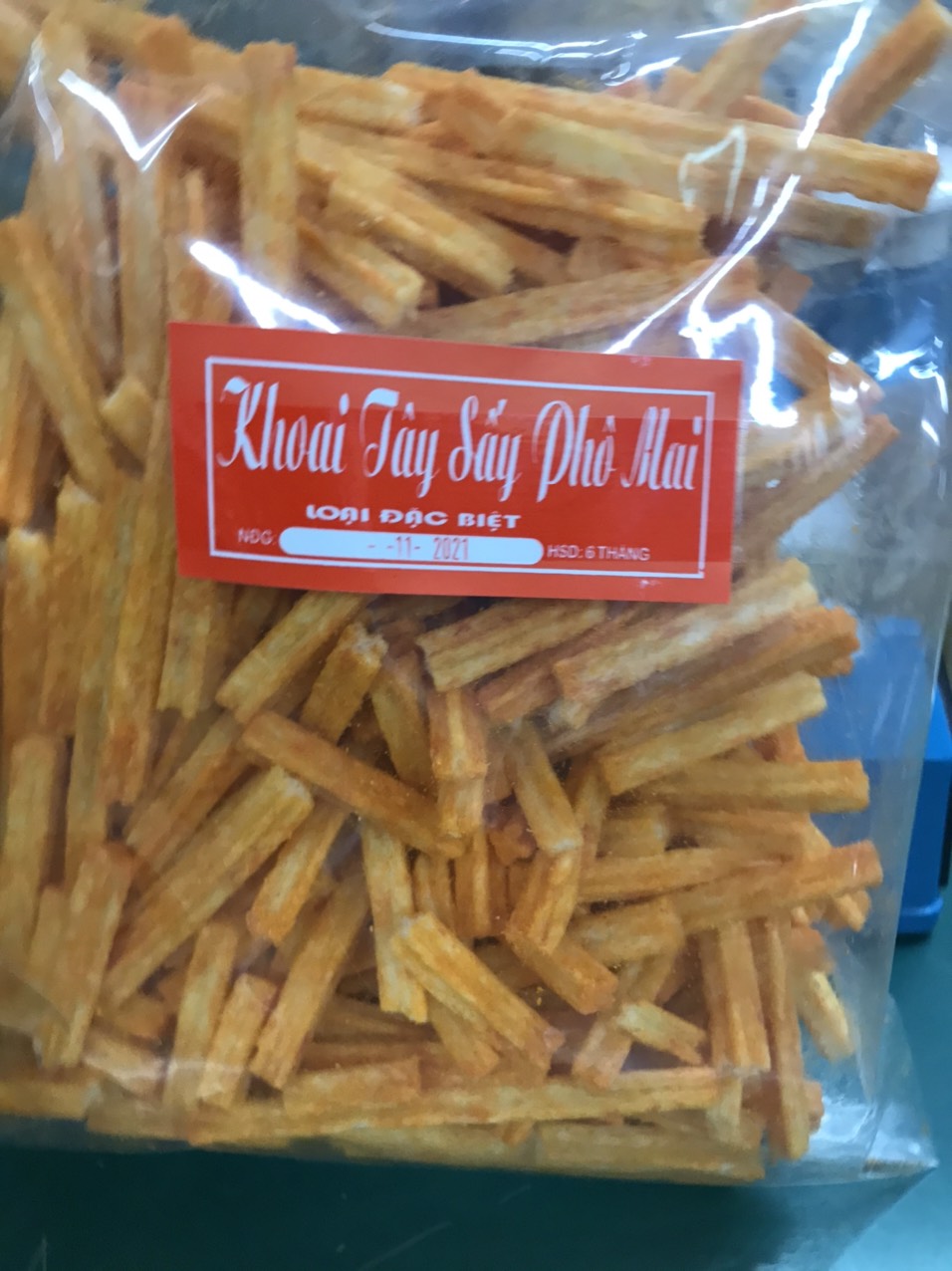 500 Gram Khoai Tây Sấy Phô Mai Đà lạt