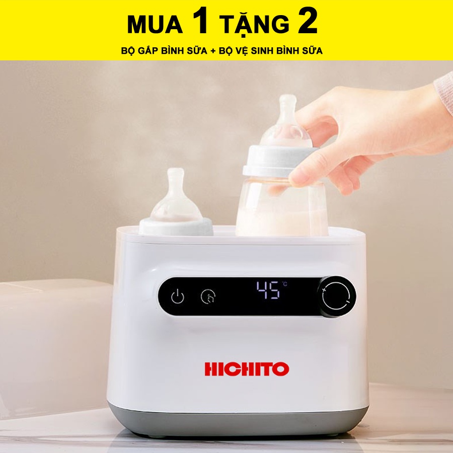 Máy Hâm Sữa Đôi Hichito Nhật Bản