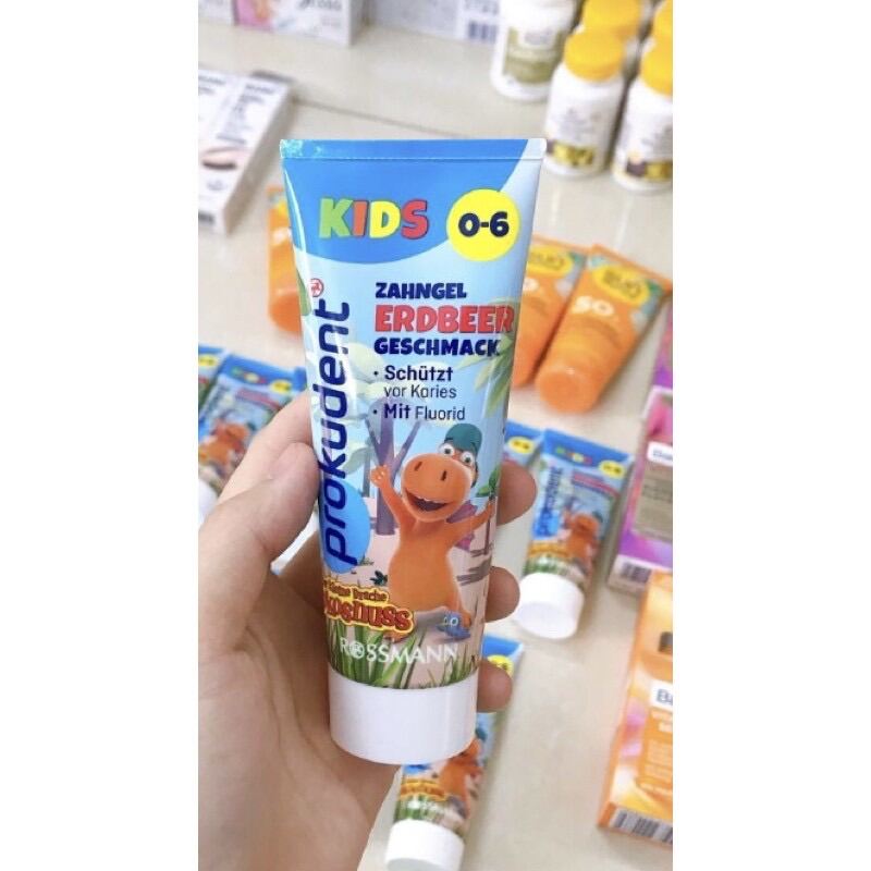 - Kem đánh răng Kid,Junior Prokudent nội địa Đức - 75ml