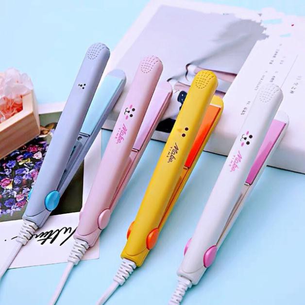 Máy là tóc mini make time, máy uốn tóc, máy duỗi tóc mini mẫu mới Make Time
