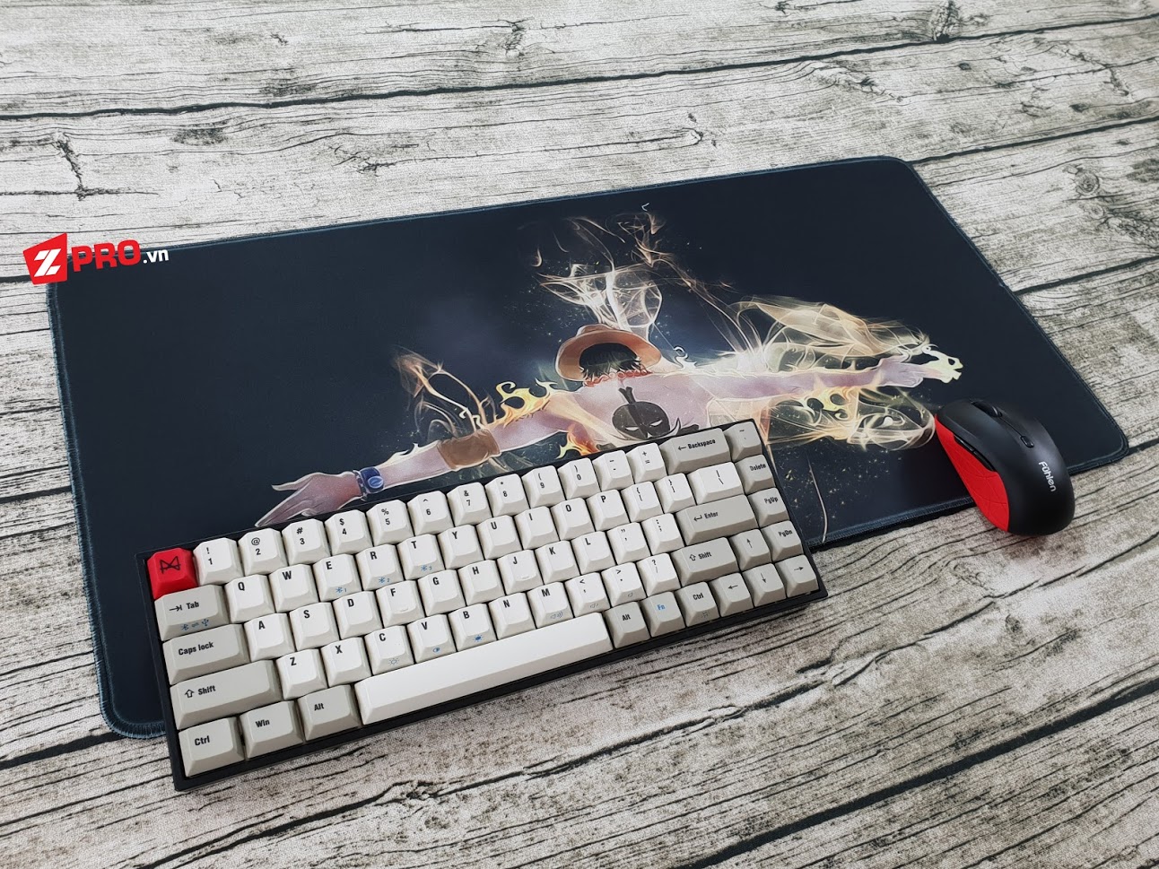 Lót chuột One Piece Ace 60x30cm (1267)