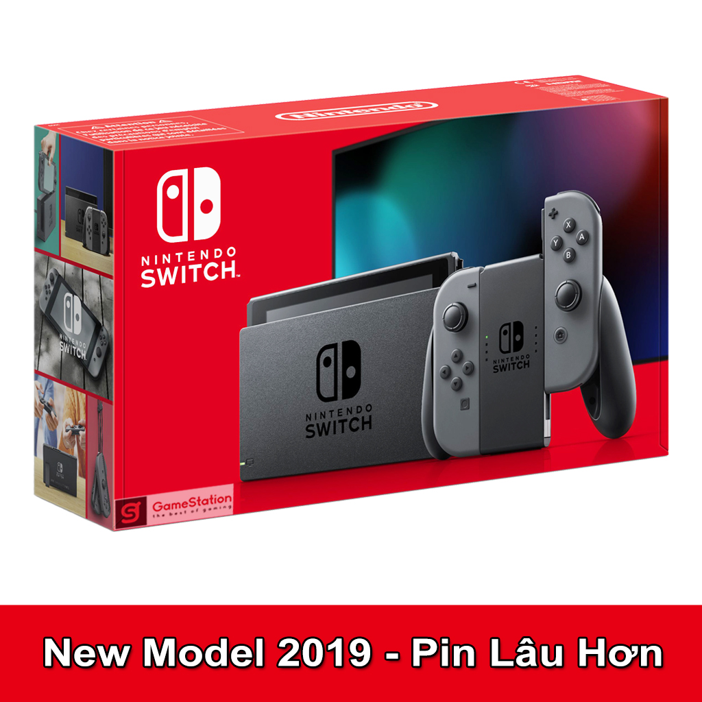 Máy Nintendo Switch NEW Model 2019 - Màu Gray