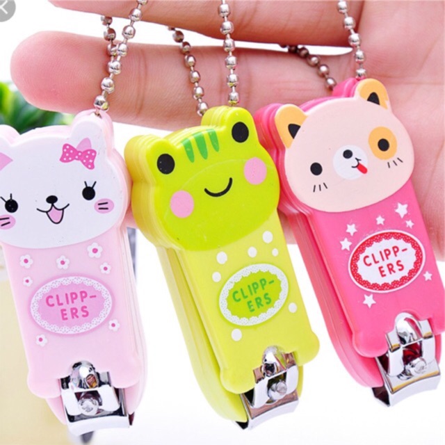 Bộ 2 Bấm Móng Tay Nhỏ Có Móc Treo Hình Thú