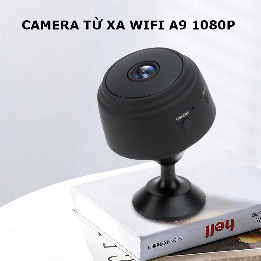 Camera wifi mini A9 HD 1080P không dây kết nối điện thoại từ xa, camera siêu nhỏ có Led hồng ngoại chống trộm sử dụng ban đêm, camera Ip kết nối Wifi, camera giám sát không dây