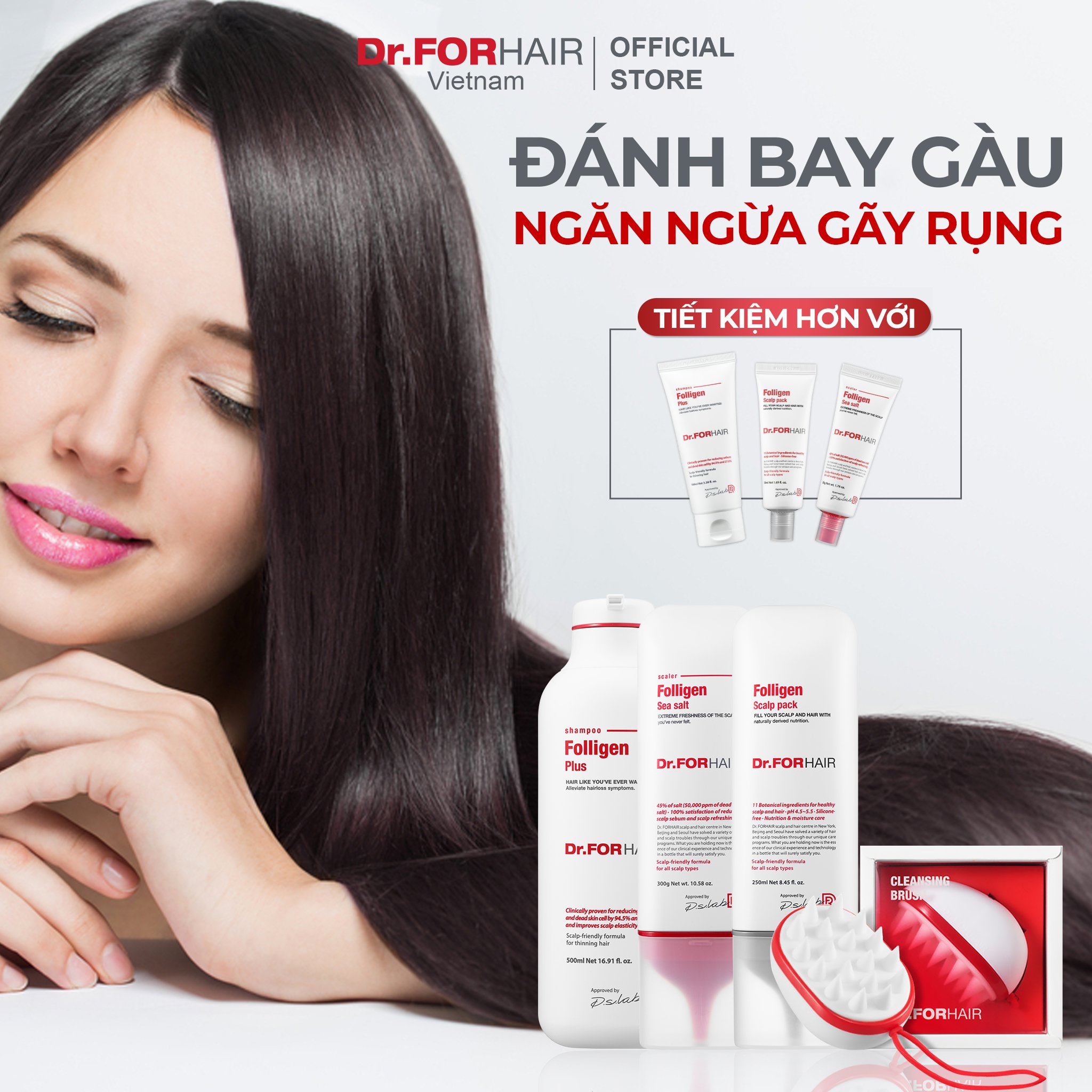 Combo chăm sóc tóc toàn diện Dr.FORHAIR