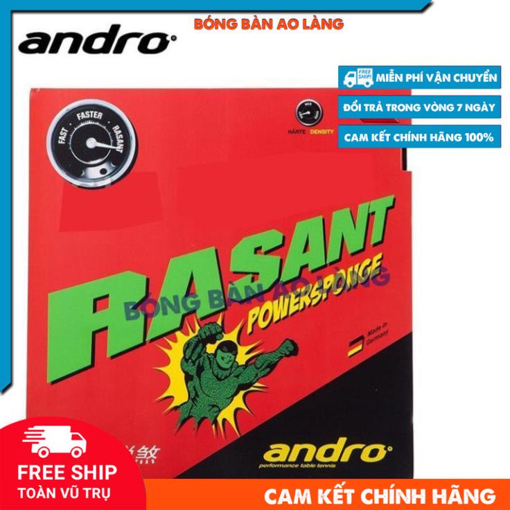 [ FREE SHIP ] Mặt Vợt Bóng Bàn Andro RASANT POWERSPONGE