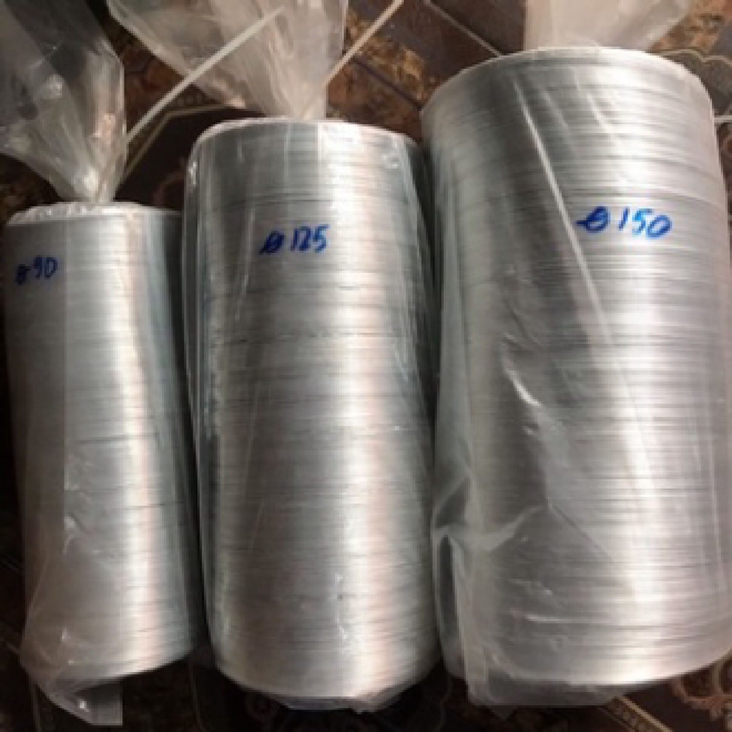 Ống bạc mềm thông gió 100, 125, 150 - ống thông gió