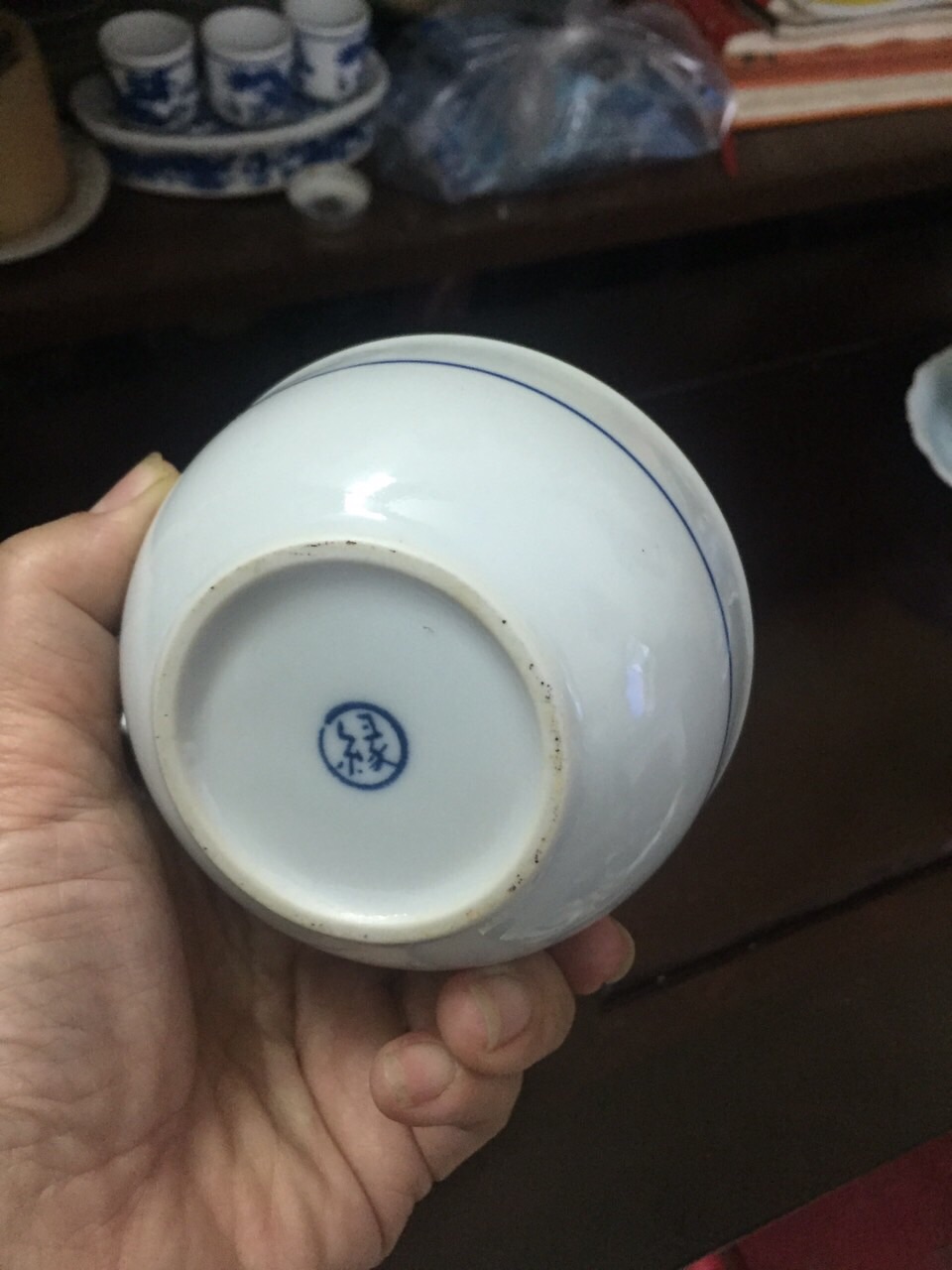 Bộ chén cơm xưa