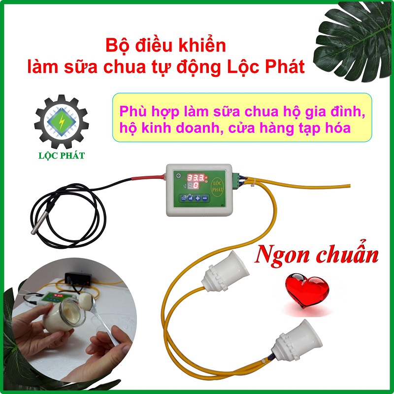 Bộ điều khiển máy làm sữa chua Lộc Phát + đã đấu điện, về dùng ngay, có bảo hành, cài được nhiệt độ, thời gian ủ sữa chua