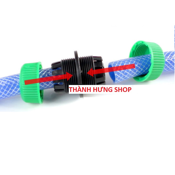 1 CÁI MÀU XANH. NỐI NHANH ỐNG NƯỚC MỀM 16mm VỚI 16mm. TH205