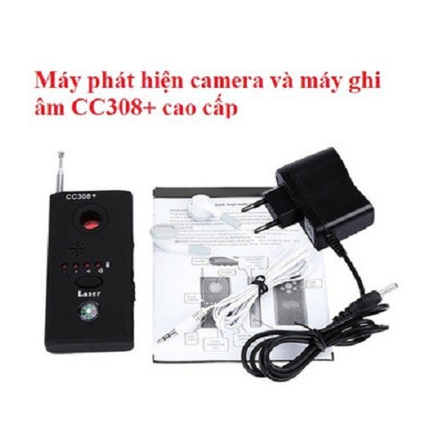 Thiết bị phát hiện camera và máy ghi âm CC308+