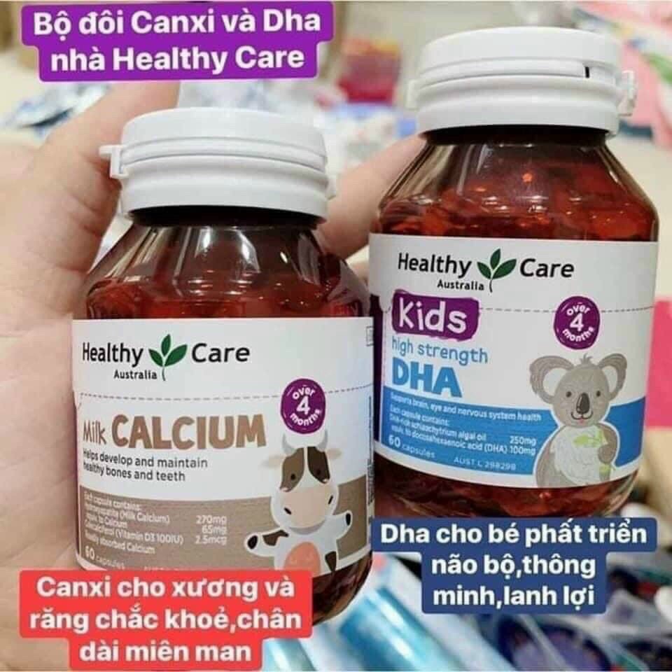 Bộ đôi canxi và Dha nhà Healthy care