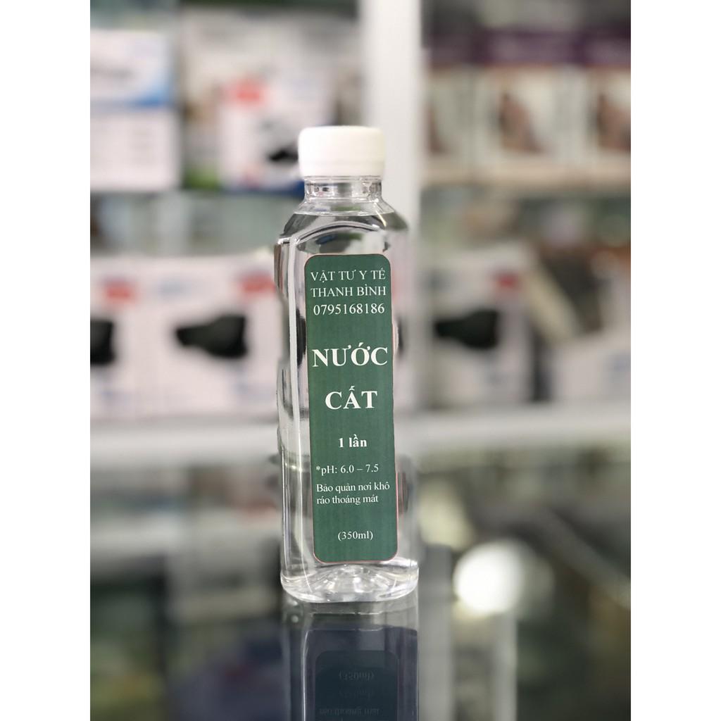 NƯỚC CẤT Y TẾ 1 LẦN số lượng 2 CHAI ( CHAI 350ML)