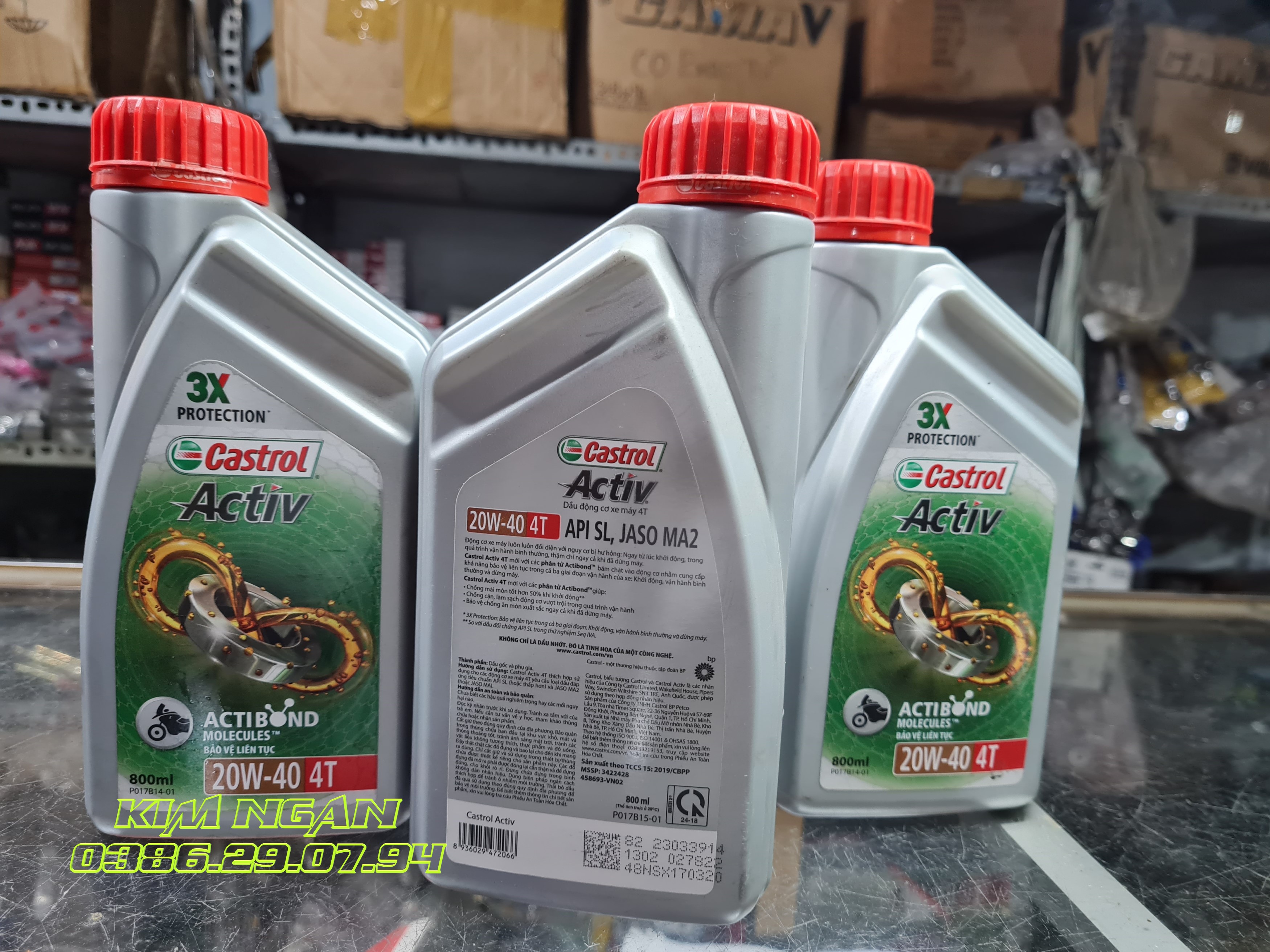 [HCM]Nhớt Castrol Activ 20W40