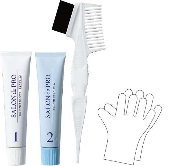 Kem Nhuộm Tóc Phủ Bạc Salon De Pro 4 (Màu Nâu Nhạt)