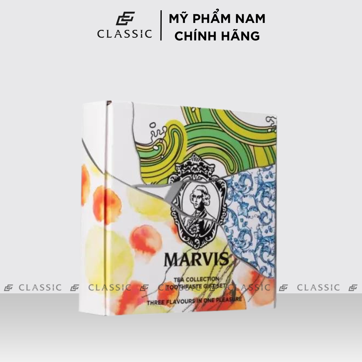Set Kem đánh răng Marvis Tea Collection Kit 3x25ml