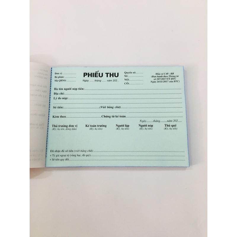 Receipt Form 2 Copies (3 Copies)