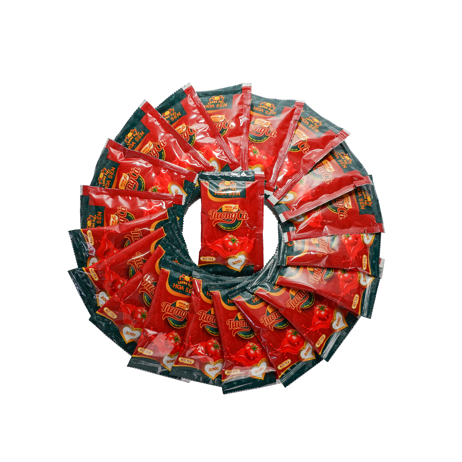 Tương Cà Gói 15g MM - 100 gói/vỉ