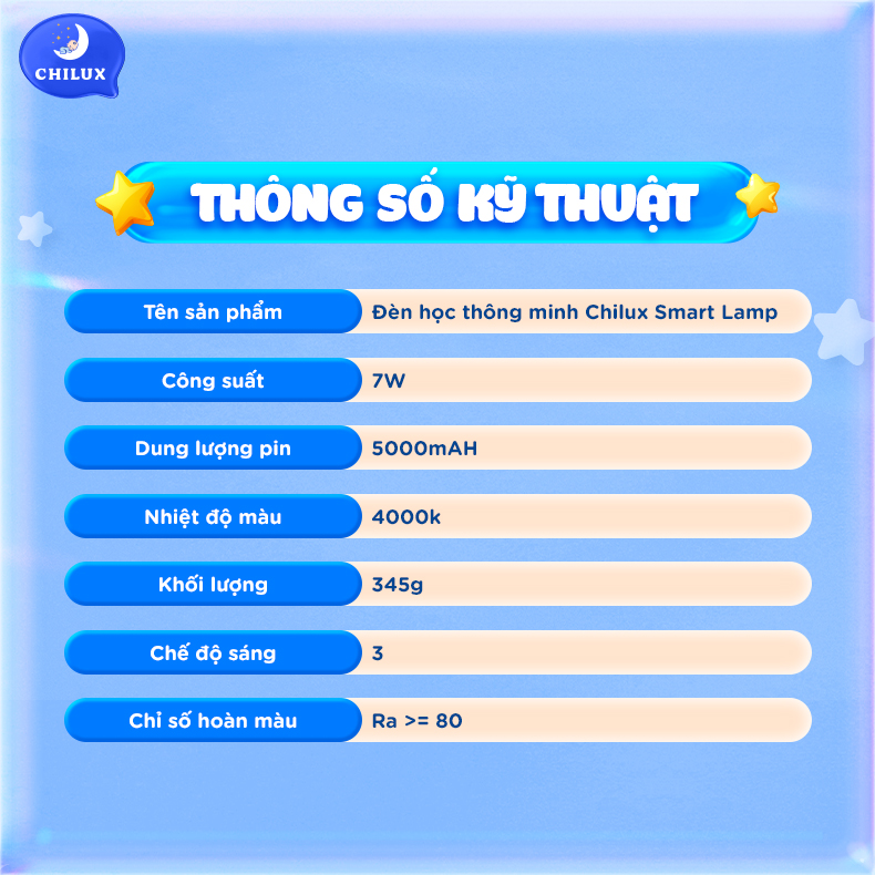 Đèn học thông minh CHILUX SMART LAMP
