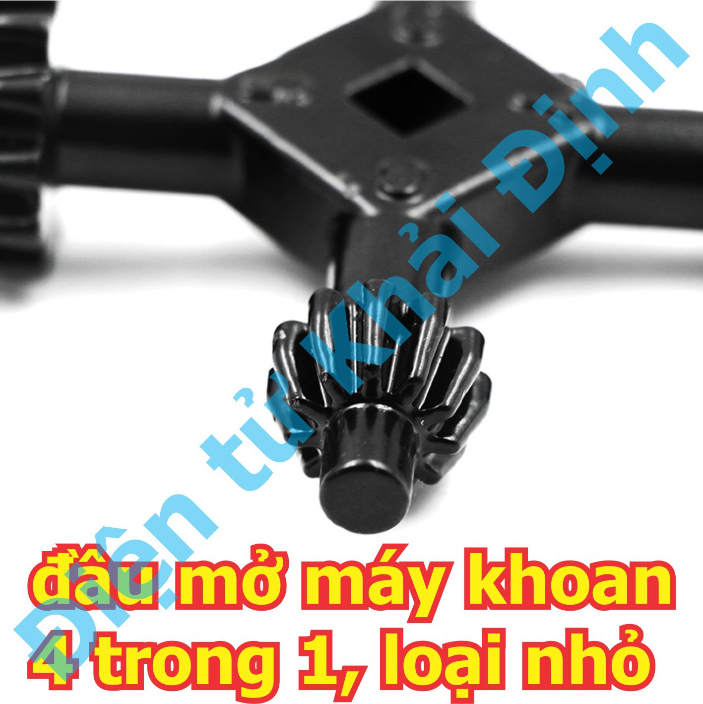 đầu mở, tay vặn mở đầu giữ mũi khoan của máy khoan 4 trong 1 kde5363