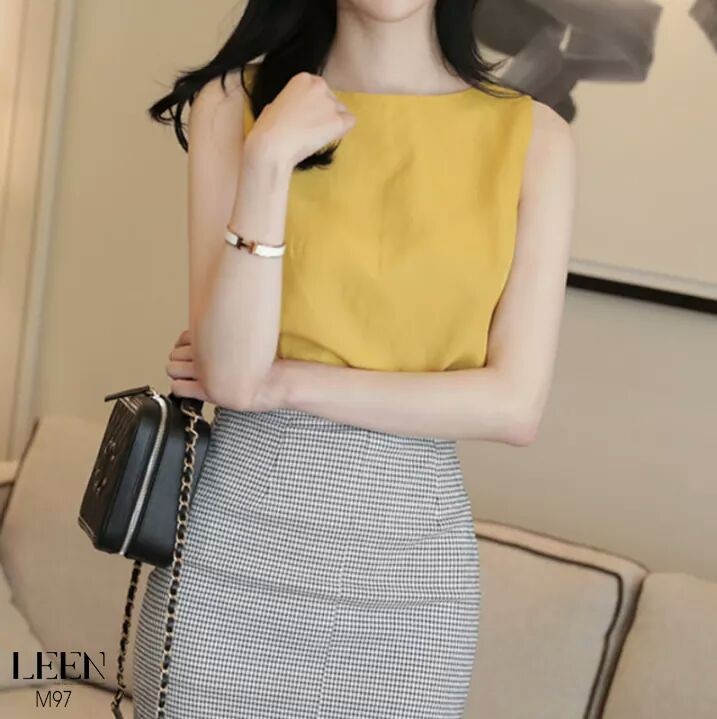 [HCM]AO CỔ THUYỀN SÁT NÁCH NANA Phong Cách Hàn Quốc Cực Hot