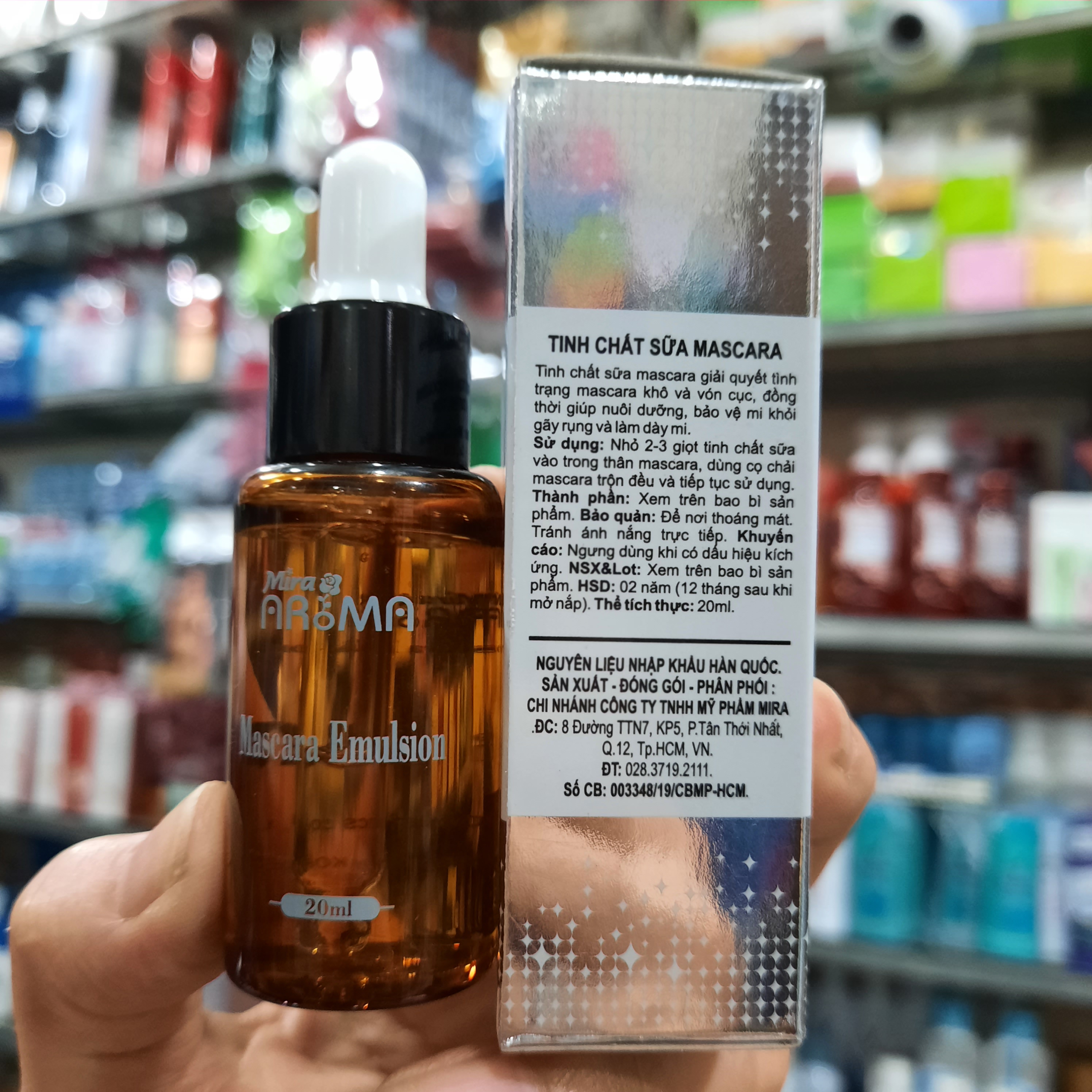 Nước pha mascara hàn quốc 20ml