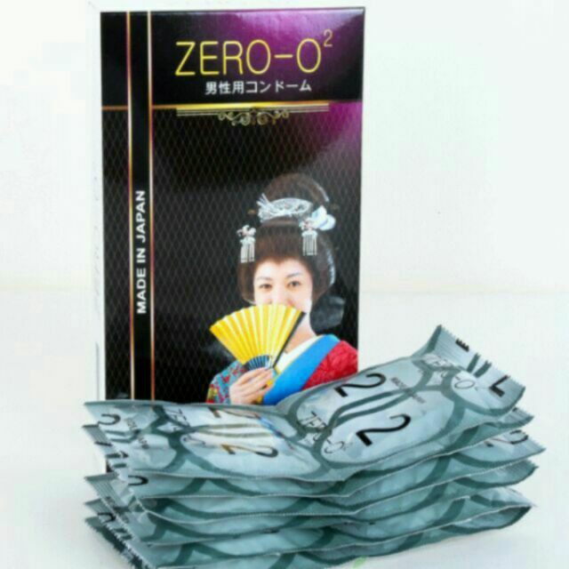 [GIÁ SỈ] Bao Cao Su Nhật Bản Zero O2 Siêu Mỏng Hộp 12 BCS