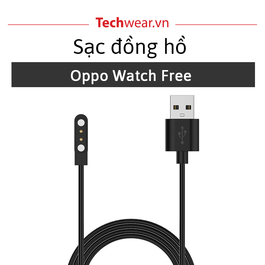 Cáp sạc usb dành cho oppo watch free 2pin-4mm ✓ bảo hành 3 tháng ✓ hàng có sẵn giao ngay trong nước