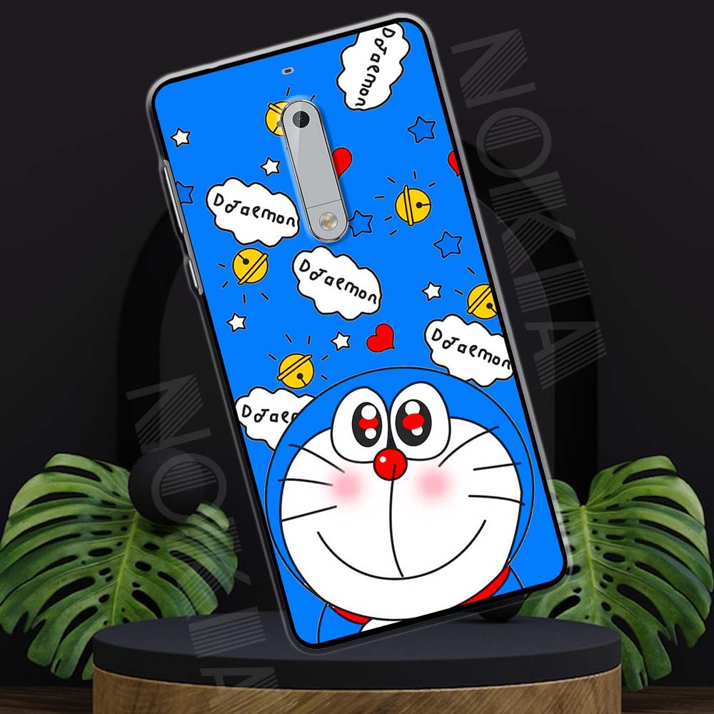 Ốp lưng Nokia 5 mẫu BST Doraemon. One Piece, Dragon ball