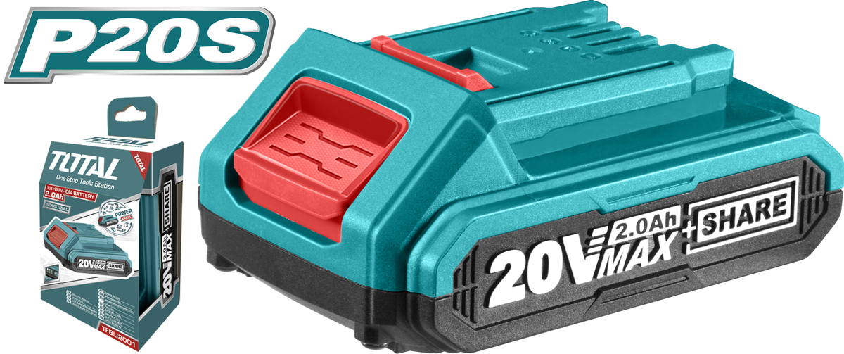 Pin lithium 20v 2.0a/h total tfbli20011