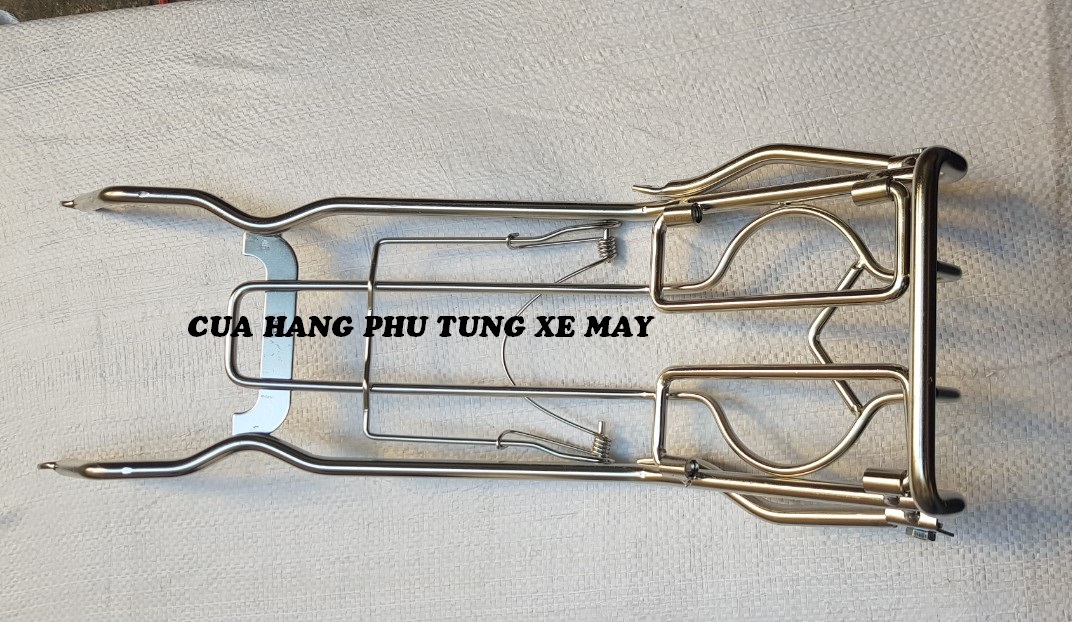 Baga giữa xe Dream inox 10 li sáng bóng