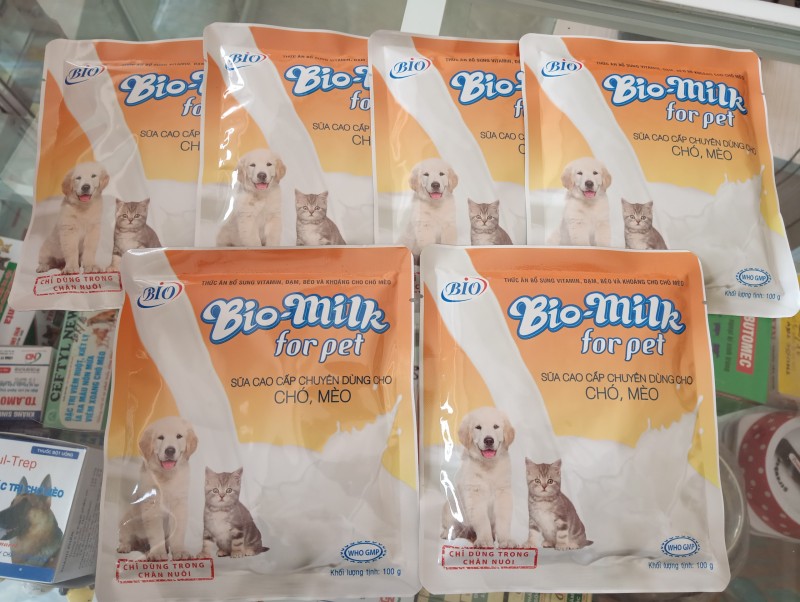 Sữa bột cao cấp cho chó mèo - 100g