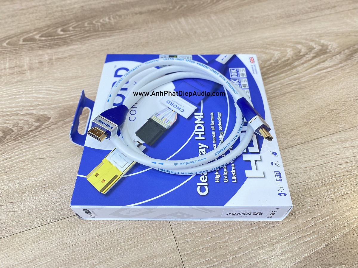 Dây hdmi CHORD Clearway HDMI 2.1 8k (48Gbps)