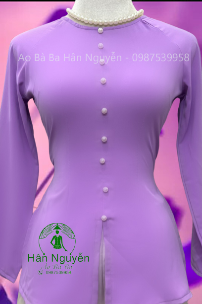 (Áo Lẻ) ÁO BÀ BA LỤA TRƠN TẮM Ý DÂY KÉO