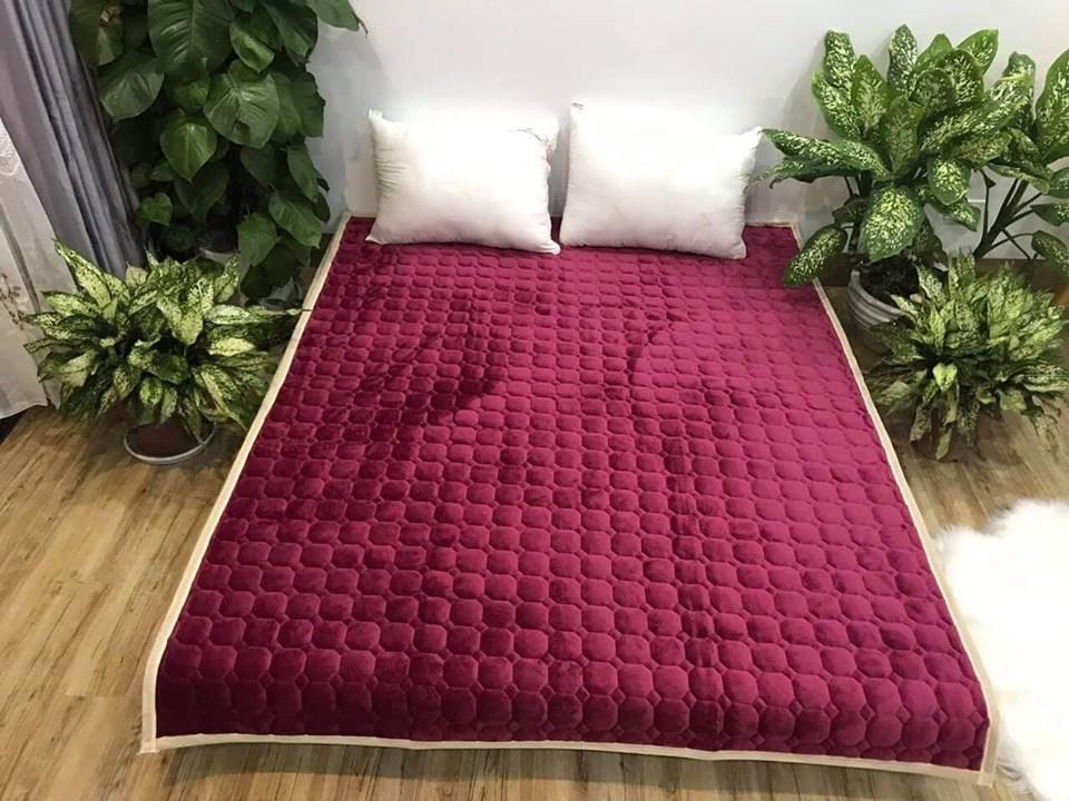 THẢM NỈ TRẢI GIƯỜNG MÀU TRƠN