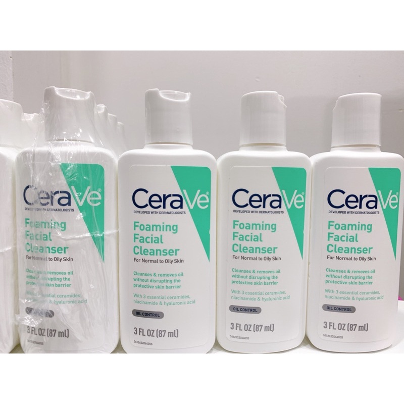 Sữa rửa mặt CeraVe Foaming Facial Cleanser (87mL)
