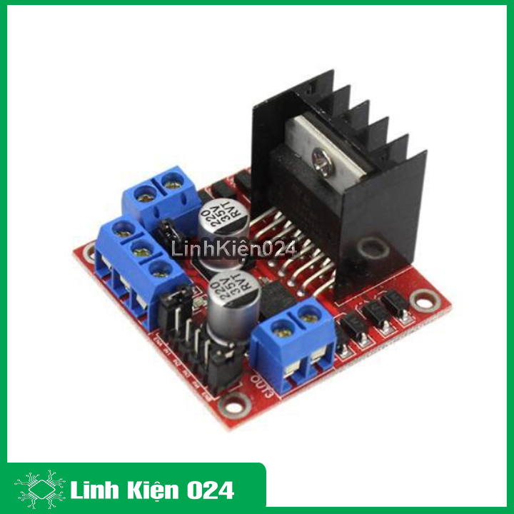 Module L298 mạch cầu H  điều khiển động cơ DC