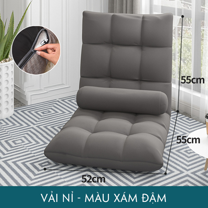 [Hàng Đẹp] Ghế Bệt Cao Cấp Tatami, Ghế Lười Tựa Lưng, Ghế Lười Sofa 5 Tấc Hàng Cao Cấp- Bảo Hành 12 Tháng