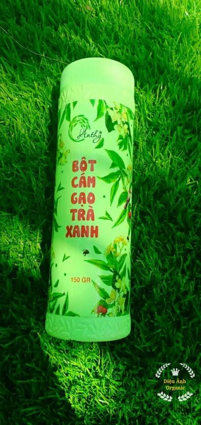 Bột cám gạo trà xanh Anthy Organic
