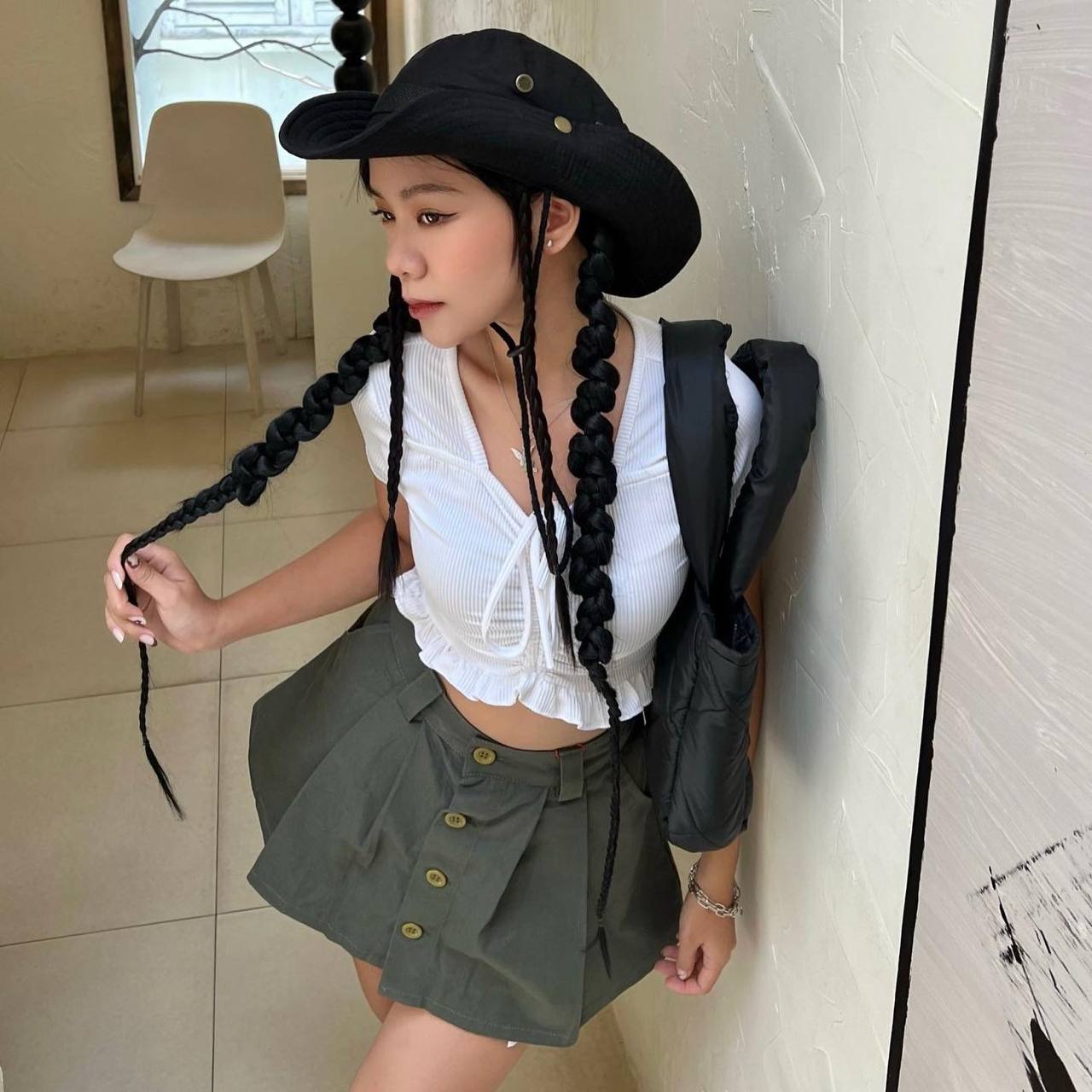 Croptop Bèo Thắt Nơ // 19DEGREES