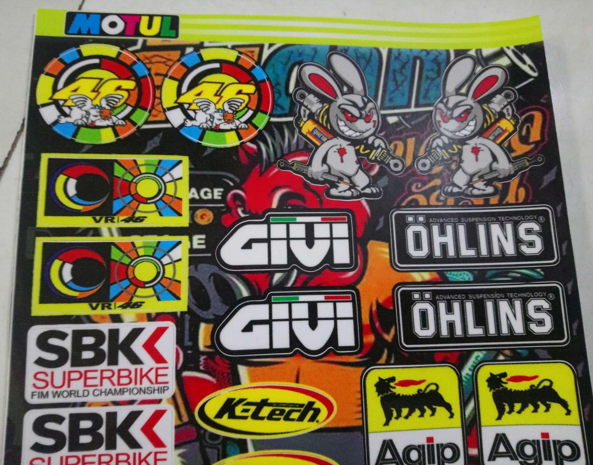 tem tấm logo dán xe máy trọn bộ 18x25cm