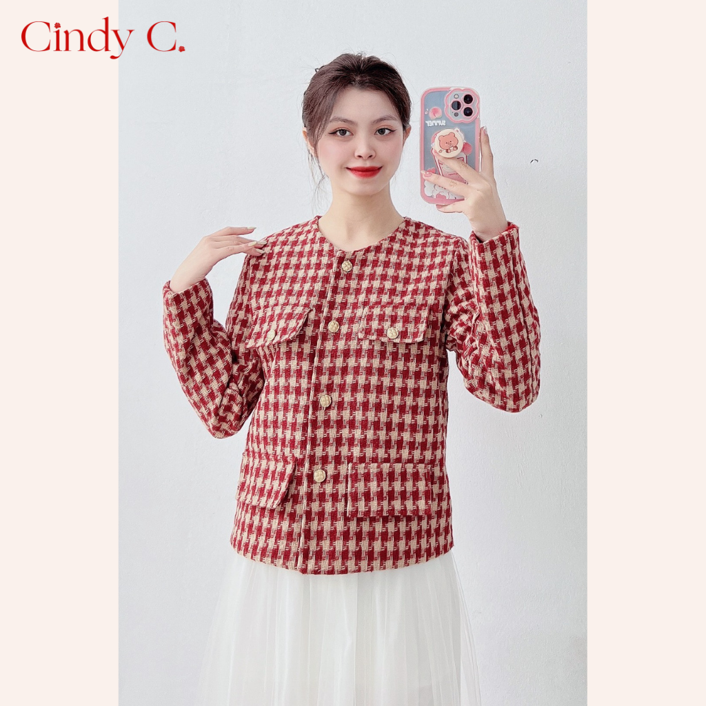 Áo Khoác Dạ Tweed Rama CindyC 24770
